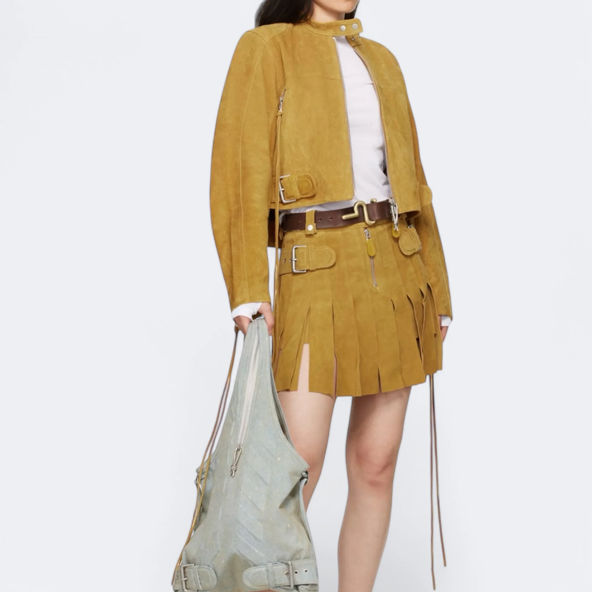Allegra Ochre Skirt - Image 3