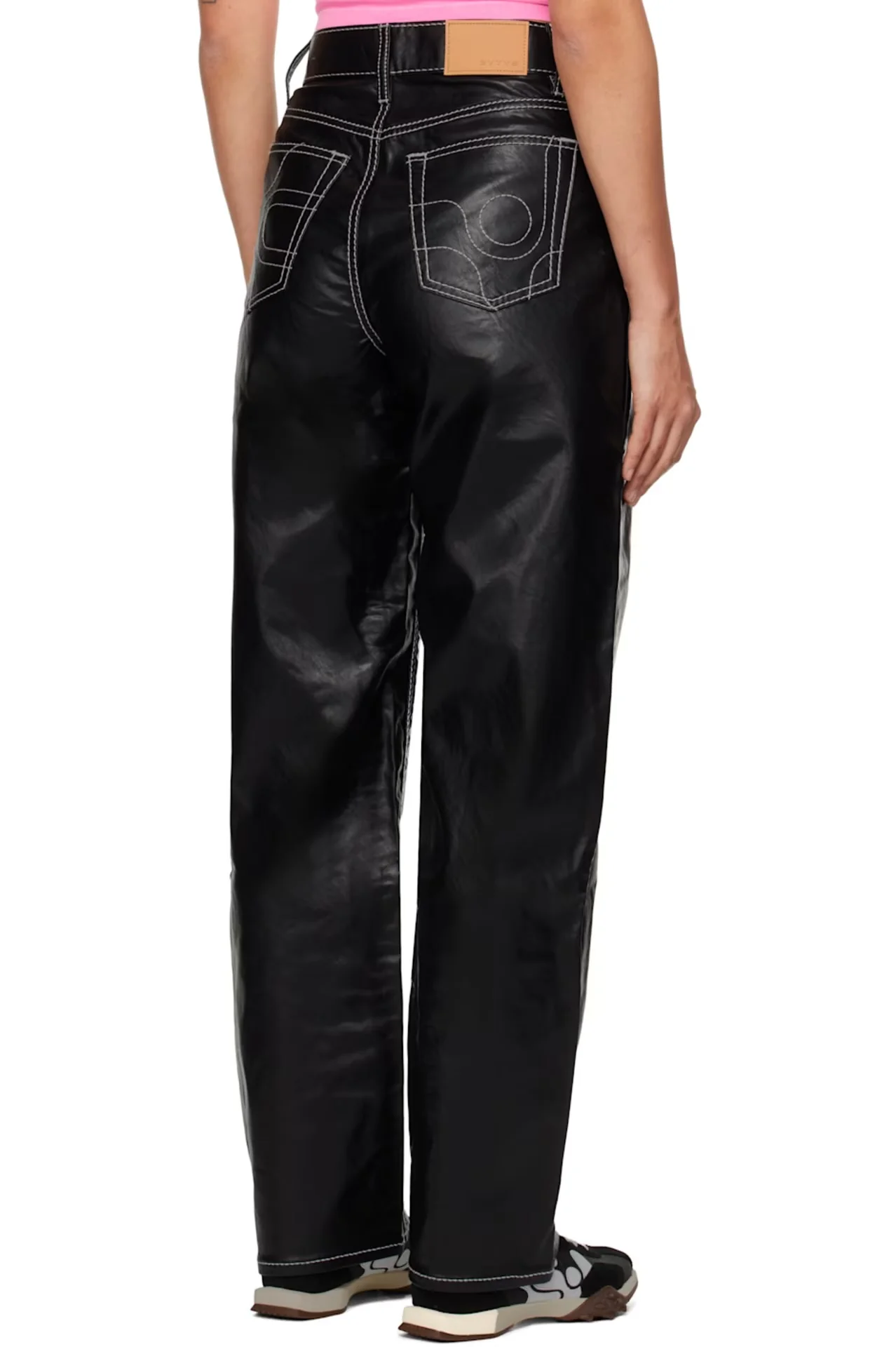 Benz Vegan Leather Black - Image 2