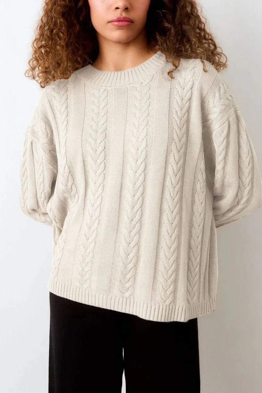 Chelsey Sweater Cable Knit