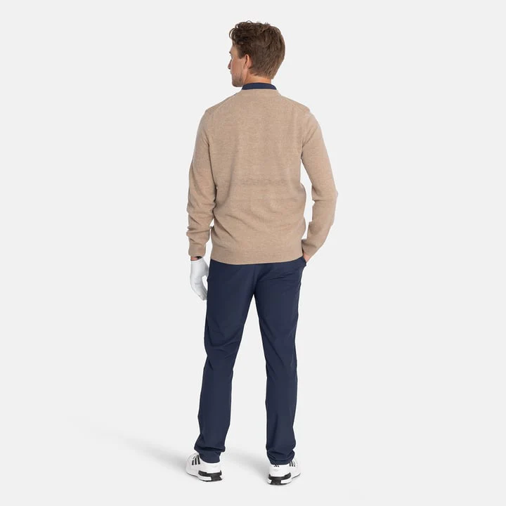 Lambswool Blend Argyle V Neck Jumper - Image 2