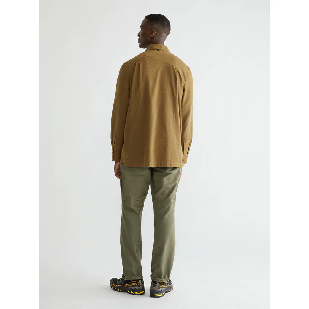 Helheim Longsleeve Shirt - Olive-Juniper Green - Herr - Image 4