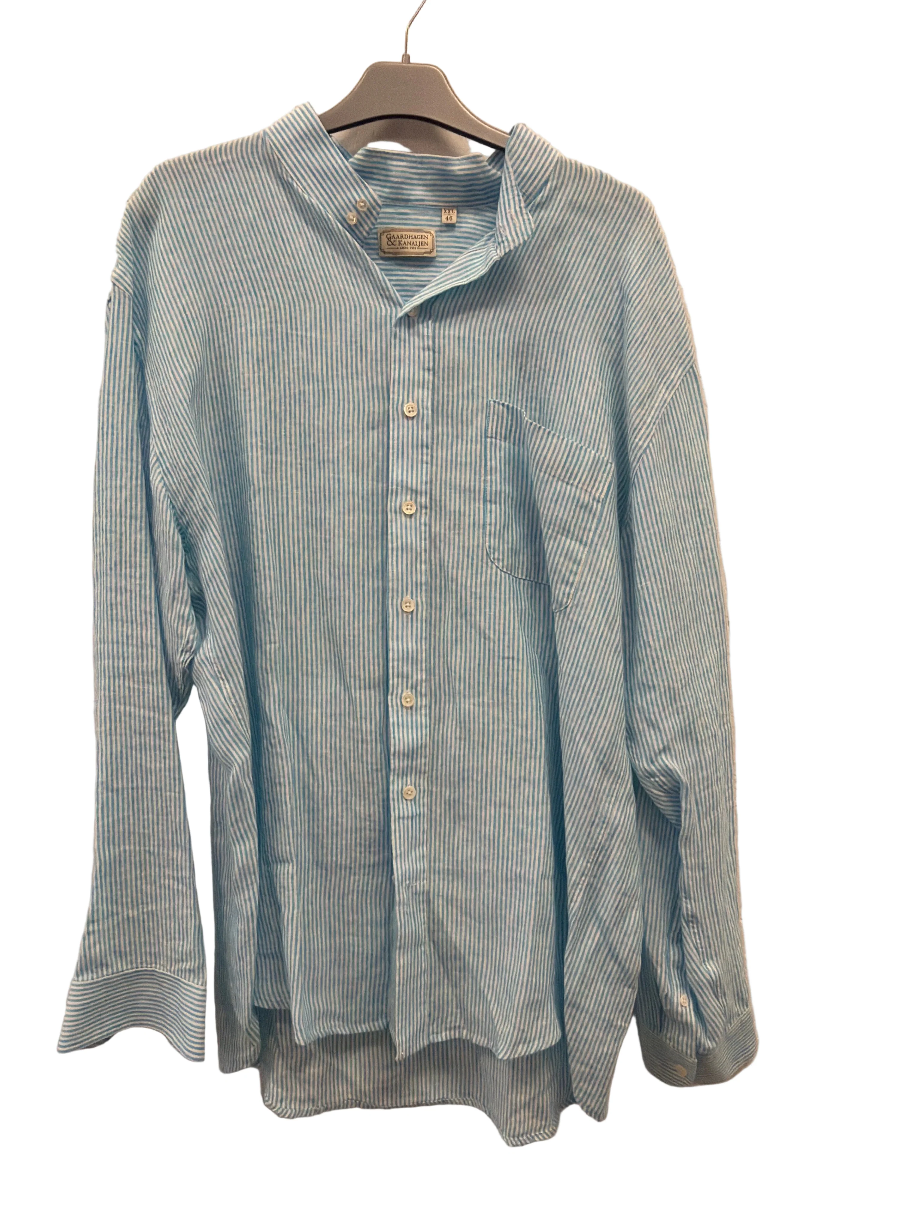 Linen Shirt Without Collar