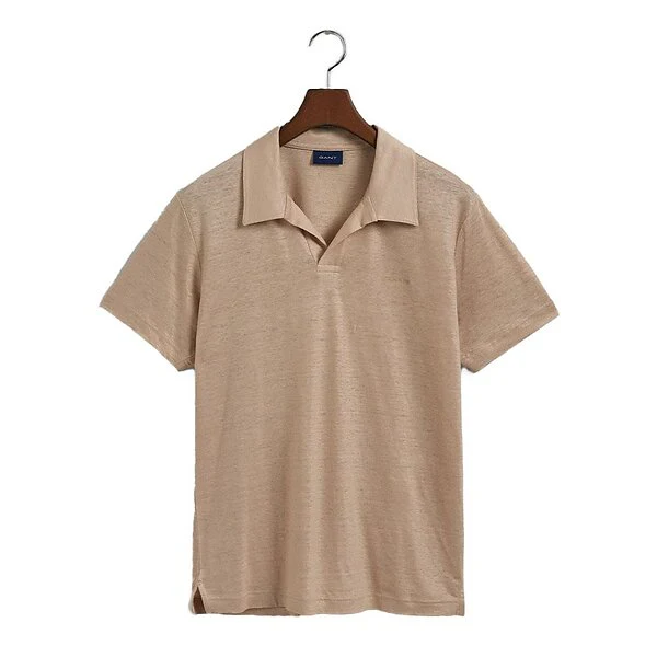 Linen Solid SS Polo