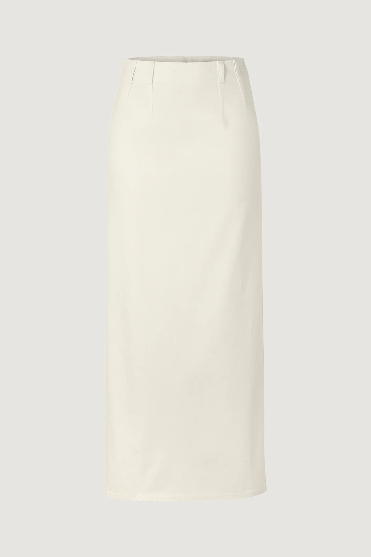 Mirella Denim Skirt White - Image 3