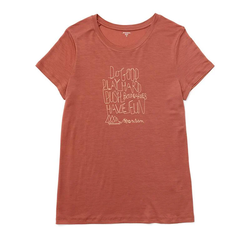 Tree Message Tee - Dessert Rock Red - Dam