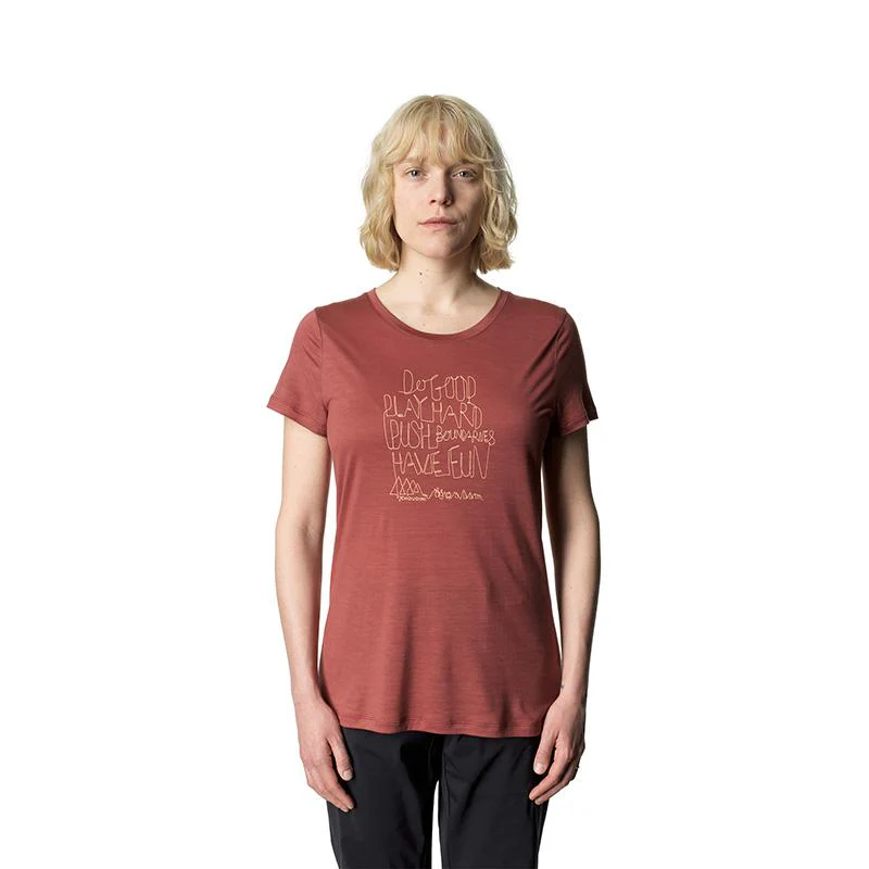 Tree Message Tee - Dessert Rock Red - Dam - Image 2