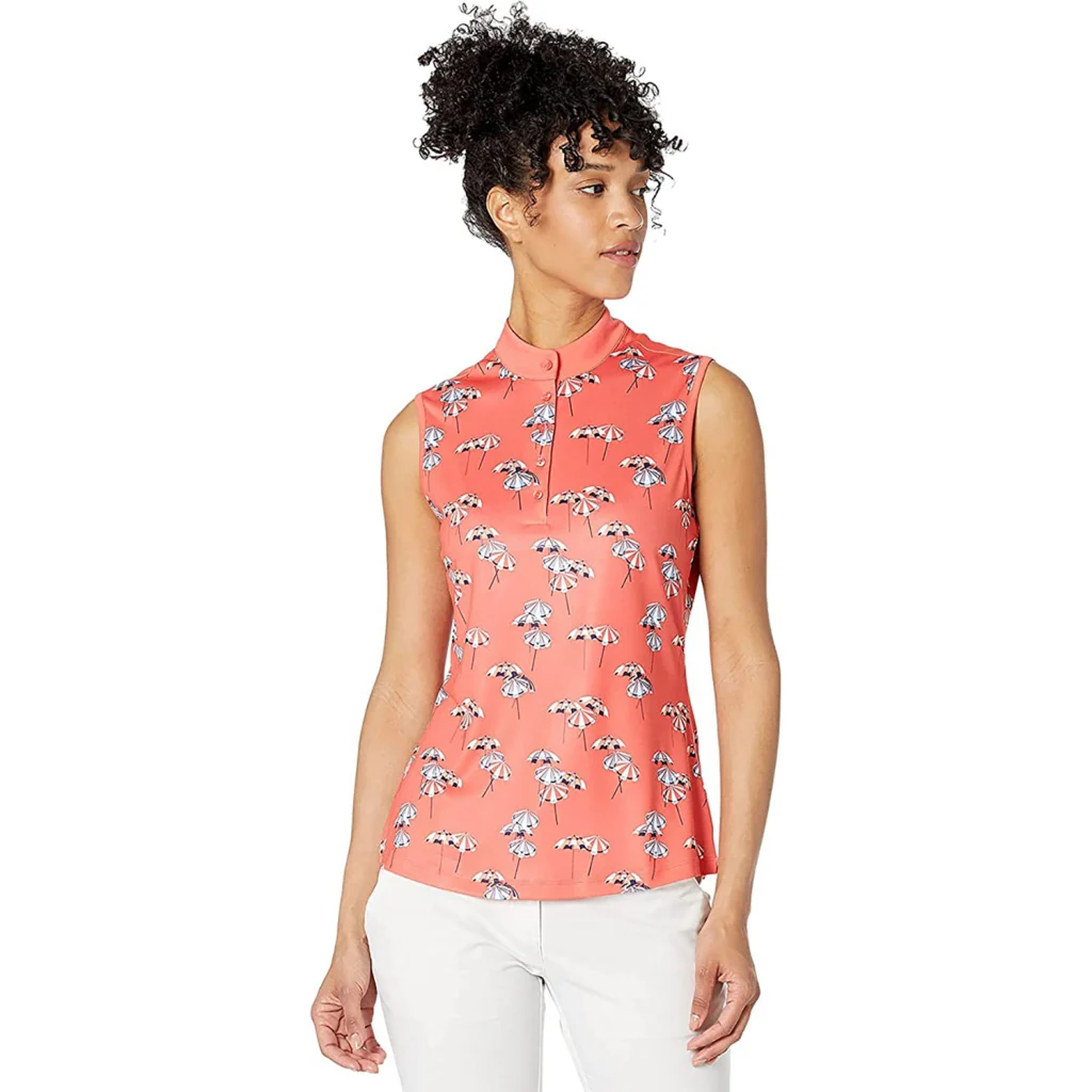 Umbrella Print Polo